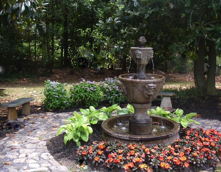 repurposed stone gravel path